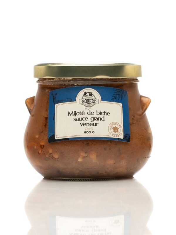 Bocal de mijote de biche sauce grand veneur