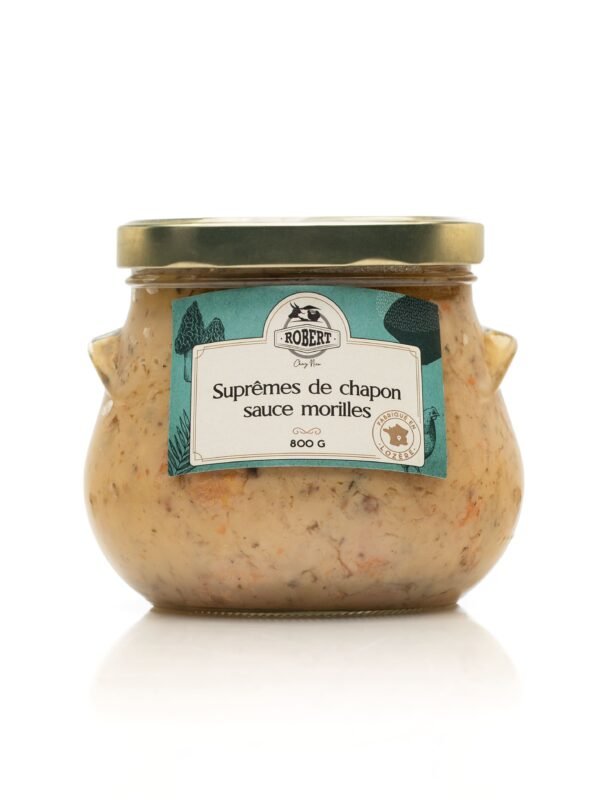 Bocal de Suprêmes de chapon aux morilles